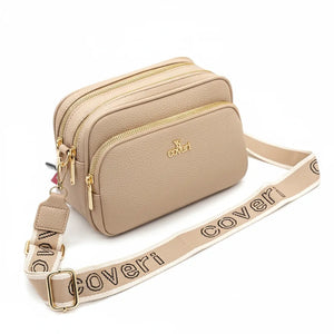 Borsa borsetta donna a tracolla firmata YYCOVERI multitasche 4 tasche con cerniera nuova