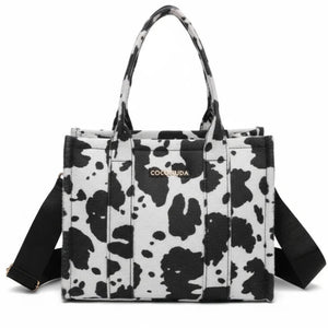 Borsa firmata COCONUDA Colletion donna spalla a tracolla nuova fantasia leopardata