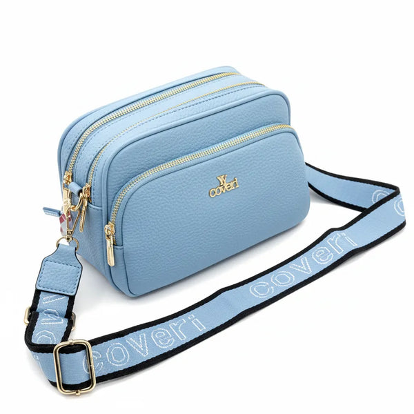 Borsa borsetta donna a tracolla firmata YYCOVERI multitasche 4 tasche con cerniera nuova