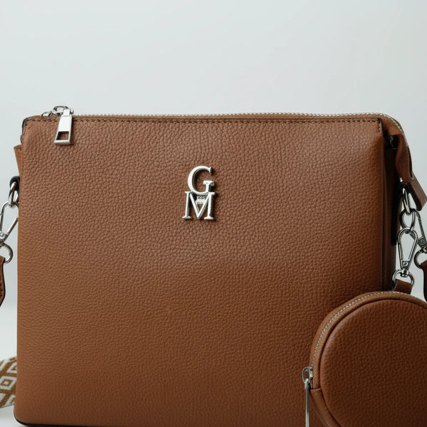 La Ciatu firmata Gyoiamea Borsa multitasche firmata giornaliera elegante 3 zip