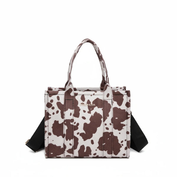 Borsa firmata COCONUDA Colletion donna spalla a tracolla nuova fantasia leopardata