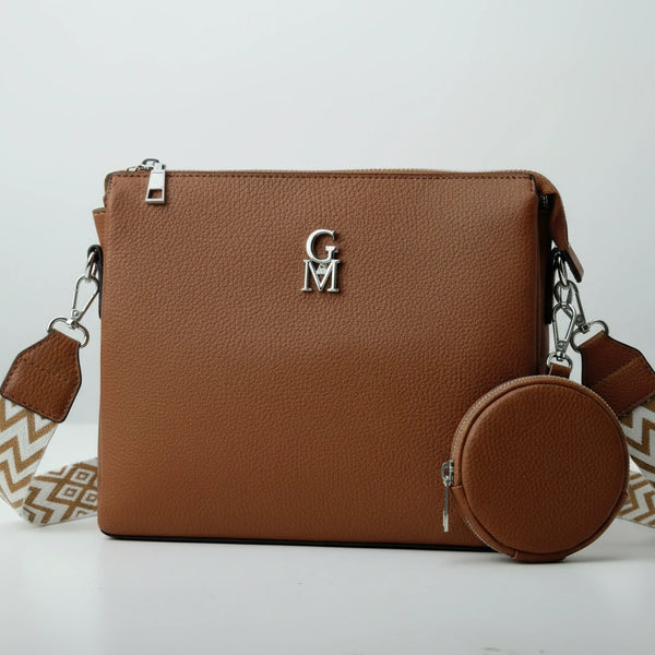 La Ciatu firmata Gyoiamea Borsa multitasche firmata giornaliera elegante 3 zip