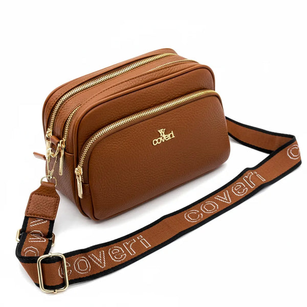 Borsa borsetta donna a tracolla firmata YYCOVERI multitasche 4 tasche con cerniera nuova