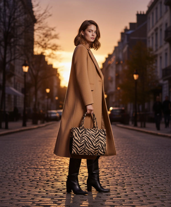 Borsa firmata COCONUDA Colletion donna spalla a tracolla nuova fantasia leopardata