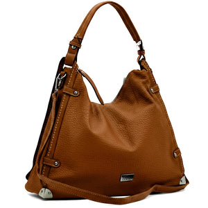 Borsa a sacco firmata ENRICO COVERI Colletion donna spalla a tracolla simil pelle