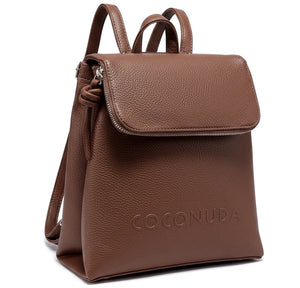 COCONUDA - Zaino donna zainetto firmato giornaliera elegante capiente vintage venata
