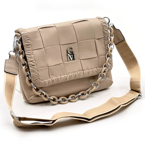 La Adriana Bag borsetta a tracolla con catena pochette pelle vegana