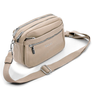 Borsa borsetta a tracolla firmata YYCOVERI multitasche 5 tasche con cerniera