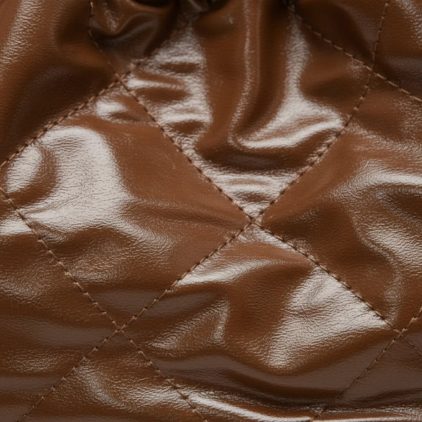 Borsa a 2in1 shopping sacco firmata COCONUDA donna spalla a tracolla simil pelle trapuntata riccio laccio