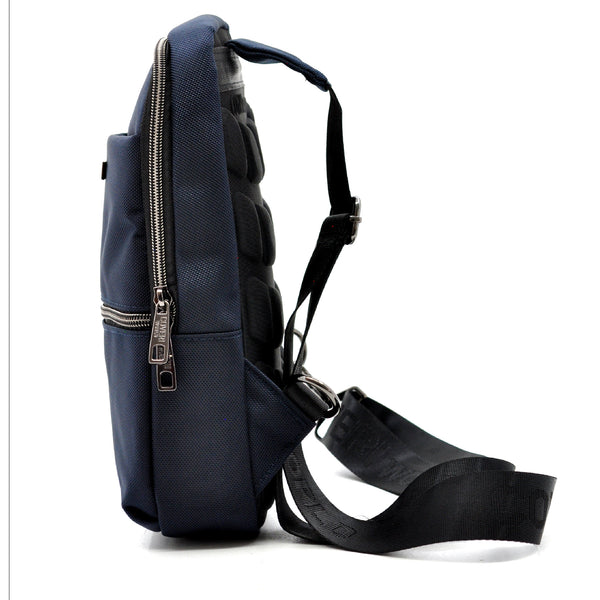 Marsupio COVERI WORLD Monospalla Uomo in Nylon Impermeabile Tracolla Regolabile e Tasche con Zip