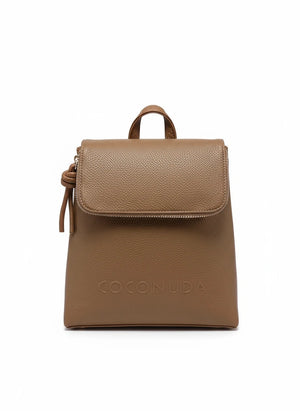 COCONUDA - Zaino donna zainetto firmato giornaliera elegante capiente vintage venata