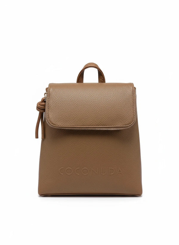 COCONUDA - Zaino donna zainetto firmato giornaliera elegante capiente vintage venata