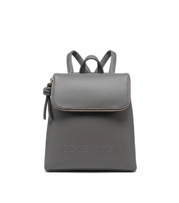 COCONUDA - Zaino donna zainetto firmato giornaliera elegante capiente vintage venata