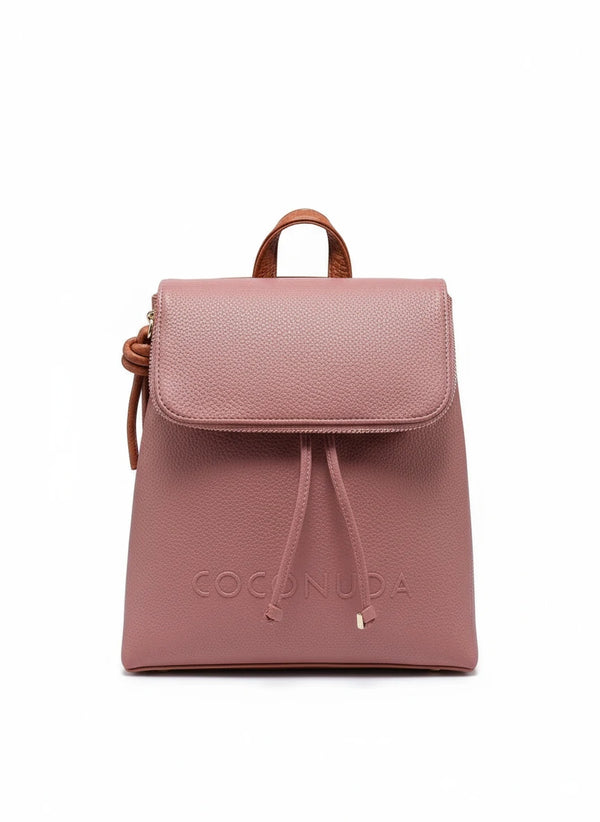 COCONUDA - Zaino donna zainetto firmato giornaliera elegante capiente vintage venata