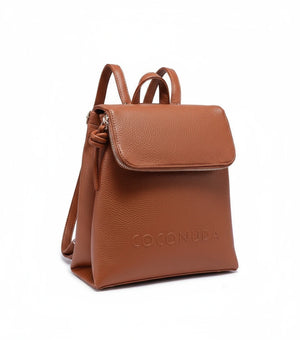 COCONUDA - Zaino donna zainetto firmato giornaliera elegante capiente vintage venata