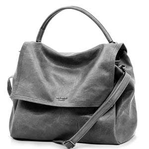 NAZARENO GABRIELLI - Borsa multitasche firmata giornaliera elegante 3 zip platta bauletto capiente