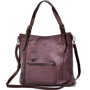 Borsa firmata Nazareno Gabirelli donna spalla shopping capiente simil pelle venata coconuda