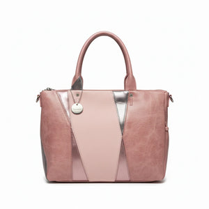 La Valchirya - Borsa a bauletto  firmata GYOIAMEA a mano tracolla casual simil pelle multicolore tenue