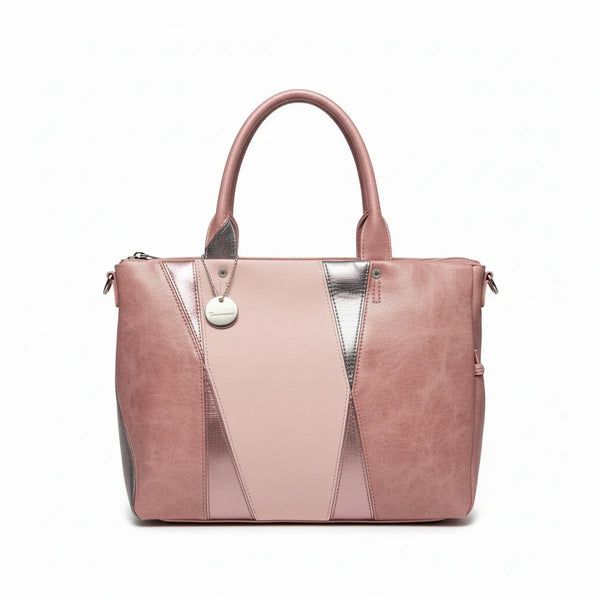La Valchirya - Borsa a bauletto  firmata GYOIAMEA a mano tracolla casual simil pelle multicolore tenue