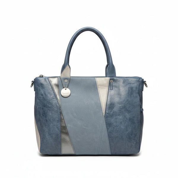 La Valchirya - Borsa a bauletto  firmata GYOIAMEA a mano tracolla casual simil pelle multicolore tenue