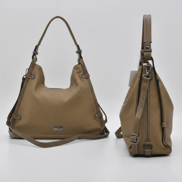 Borsa a sacco firmata ENRICO COVERI Colletion donna spalla a tracolla simil pelle