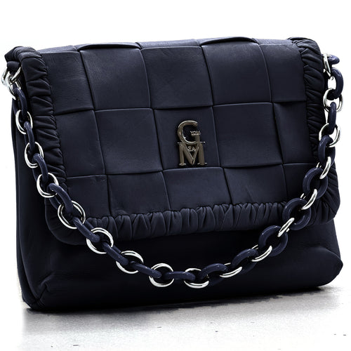 La Adriana Bag borsetta a tracolla con catena pochette pelle vegana