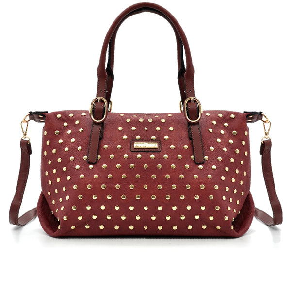 Borsa a Bauletto firmato CHARRO donna borsa a tracolla Borchie borchiata simil pelle