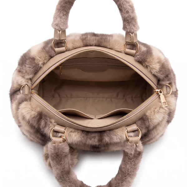 Bauletto in pelliccia sintetica 855, interno