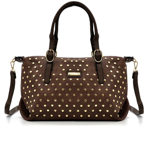 Borsa a Bauletto firmato CHARRO donna borsa a tracolla Borchie borchiata simil pelle