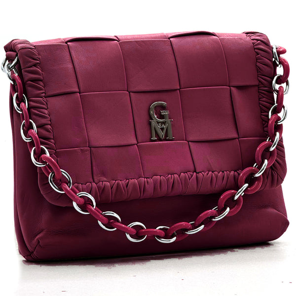 La Adriana Bag borsetta a tracolla con catena pochette pelle vegana