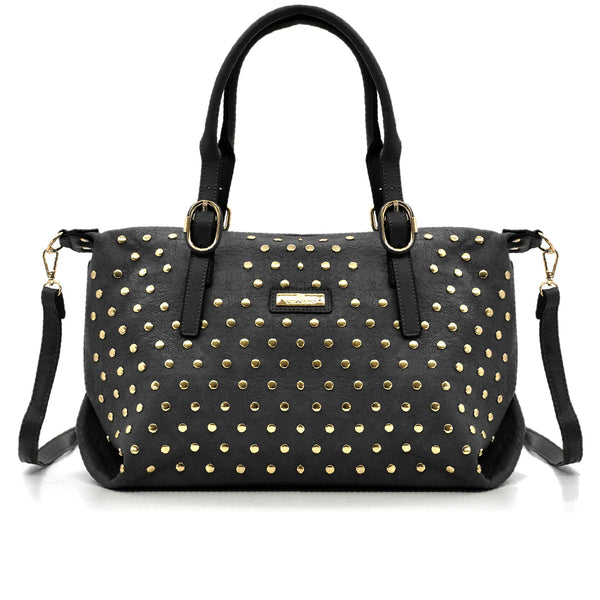 Borsa a Bauletto firmato CHARRO donna borsa a tracolla Borchie borchiata simil pelle