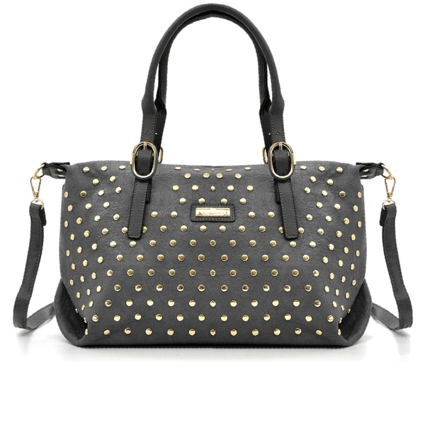 Borsa a Bauletto firmato CHARRO donna borsa a tracolla Borchie borchiata simil pelle
