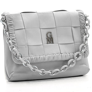 La Adriana Bag borsetta a tracolla con catena pochette pelle vegana