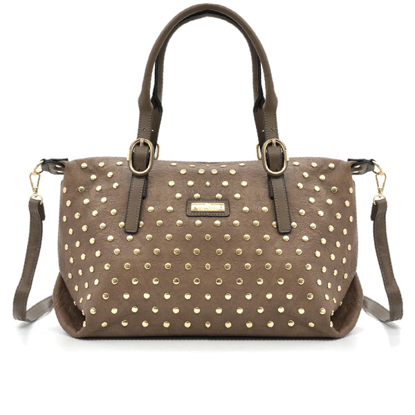 Borsa a Bauletto firmato CHARRO donna borsa a tracolla Borchie borchiata simil pelle