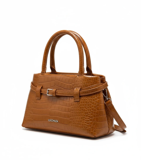 Borsa firmata COCONUDA Colletion piccola donna spalla a tracolla simil pelle nuova fantasia logo borsetta