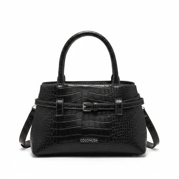 Borsa firmata COCONUDA Colletion piccola donna spalla a tracolla simil pelle nuova fantasia logo borsetta
