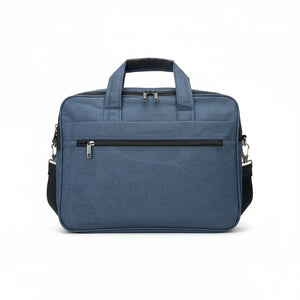 Borsa Porta PC 15.6 Pollici in Tessuto Cartella Lavoro Uomo con Tracolla Antiscivolo Messenger Ufficio, Università e Viaggio - Porta Laptop Impermeabile e Robusta