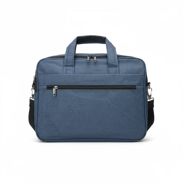 Borsa Porta PC 15.6 Pollici in Tessuto Cartella Lavoro Uomo con Tracolla Antiscivolo Messenger Ufficio, Università e Viaggio - Porta Laptop Impermeabile e Robusta