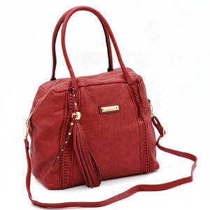 CHARRO - Borsa shopping / bauletto a spalla grande tracolla casual simil pelle venata