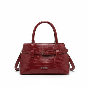 Borsa firmata COCONUDA Colletion piccola donna spalla a tracolla simil pelle nuova fantasia logo borsetta