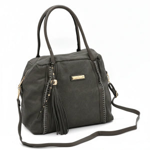 CHARRO - Borsa shopping / bauletto a spalla grande tracolla casual simil pelle venata