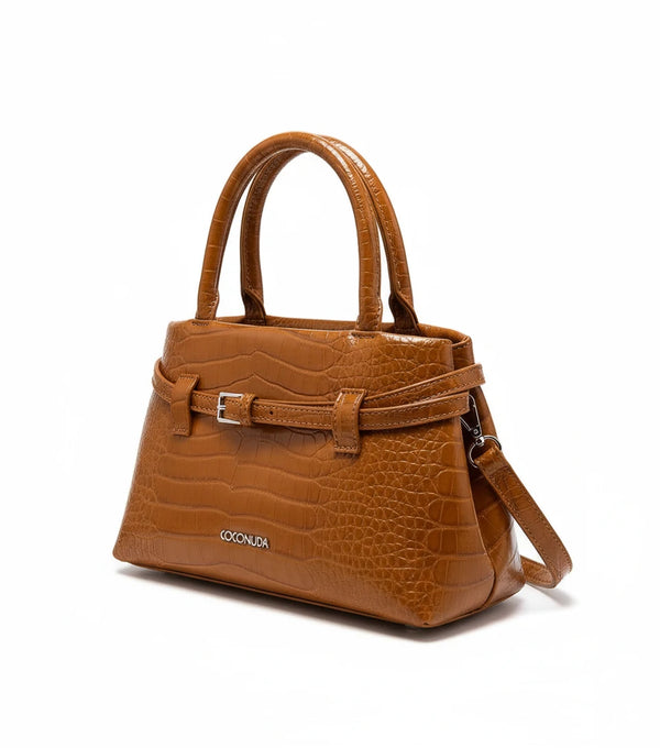 Borsa firmata COCONUDA Colletion piccola donna spalla a tracolla simil pelle nuova fantasia logo borsetta