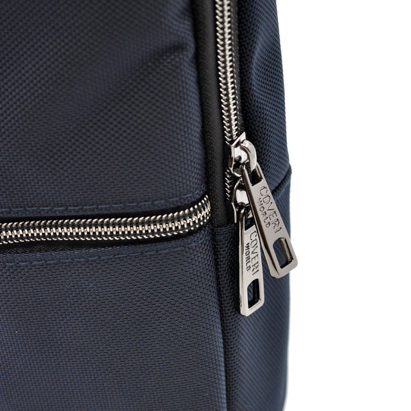 Marsupio COVERI WORLD Monospalla Uomo in Nylon Impermeabile Tracolla Regolabile e Tasche con Zip