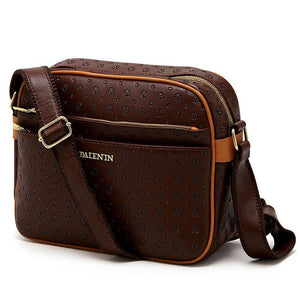 Borsa 4 cerniere firmata VALENTINI multitasche capiente donna tracolla fantasia logo grande