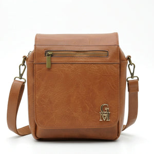 Borsello Uomo firmato Gyoiamea simil pelle borsellino Capiente e Resistente multi tasche vintage