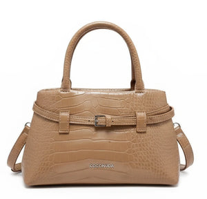 Borsa firmata COCONUDA Colletion piccola donna spalla a tracolla simil pelle nuova fantasia logo borsetta