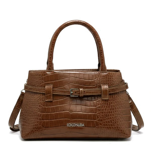 Borsa firmata COCONUDA Colletion piccola donna spalla a tracolla simil pelle nuova fantasia logo borsetta