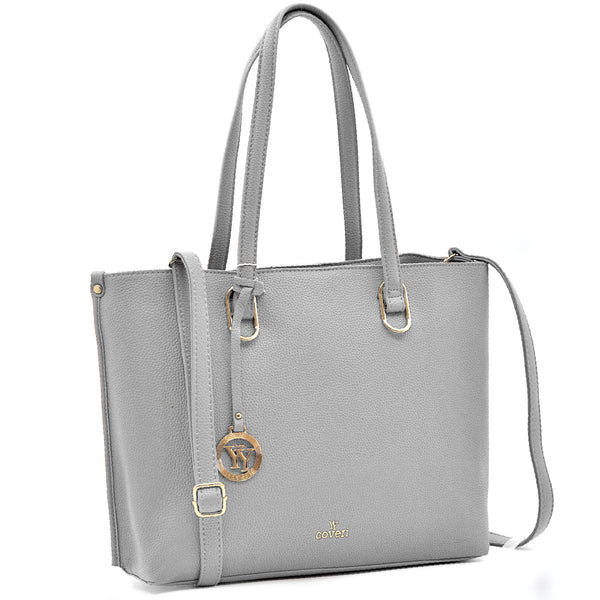 YY COVERI Borsa shopping firmata spalla e tracolla