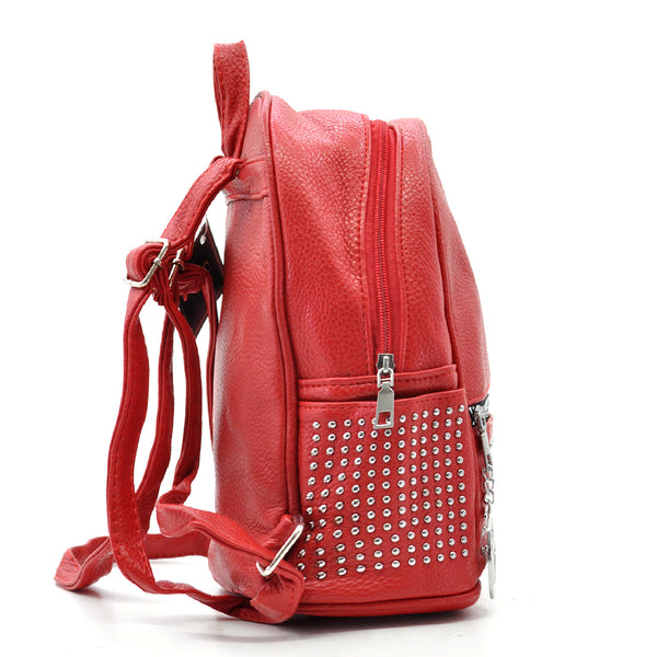 Zaino eco Pelle firmato GYOIAMEA   - Elegante e Resistente, Donna , Zaino Casual borchiato borchie zainetto