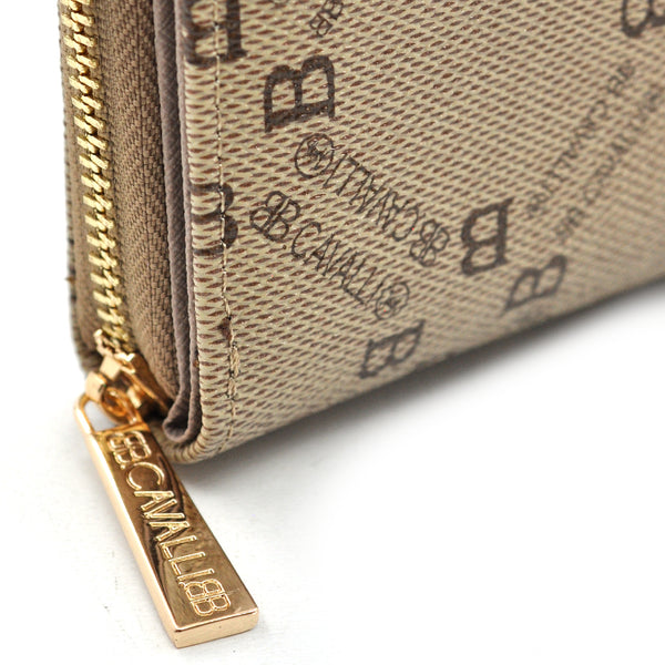 Portafoglio da Donna firmato B. Cavalli con Fantasia Logata – Elegante, Capiente e Perfetto per Carte, Monete e Banconote – Design Chic